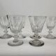 6 verres à vin cristal baccarat / saint-louis modèle caton