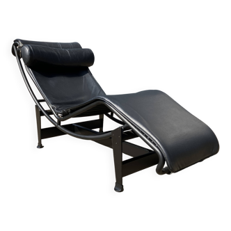 Originele Cassina Le Corbusier Lc4 Black on Black, Bijna als new!