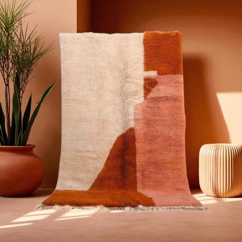 Traditional handmade Berber carpet 300cmx150cm
