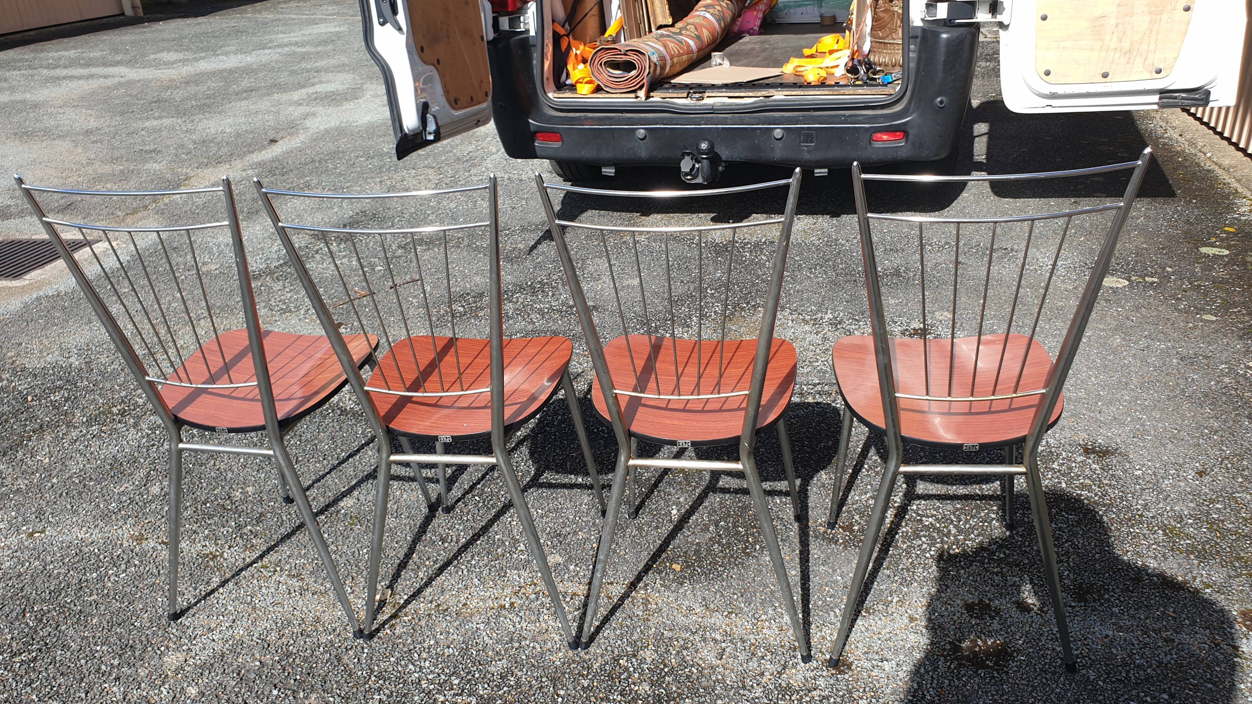 4 chairs MDJ sixties seventies