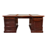 Classic English Chesterfield Partnerdesk Desk