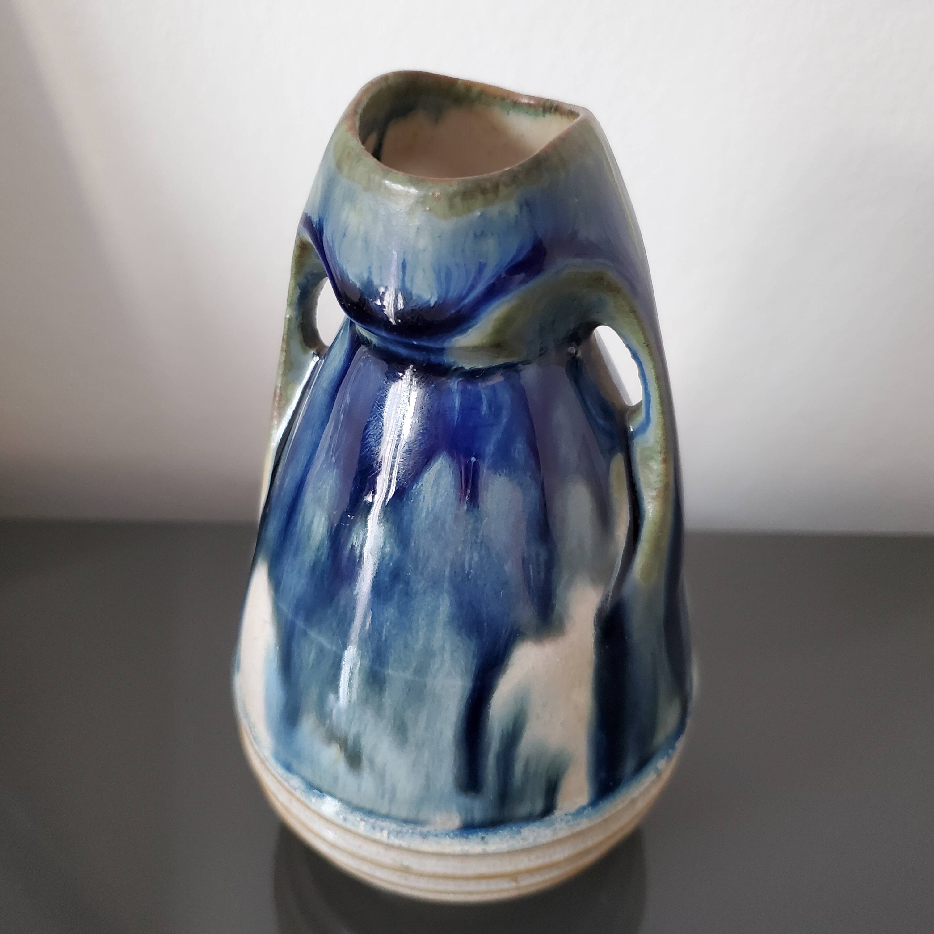 Glazed ceramic vase