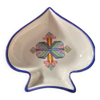 Bridge Table Ashtray - Ace of Spades - Vintage Porcelain Artoria Limoges