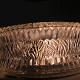 Vintage glass ceiling or wall lamp, Italy, 1960s