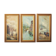 Paintings, oil on canvas, Moretti, 1970, set of 3