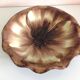 Flat cut in iridescent ceramic, vintage 50/60