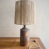 Large sandstone & rope lamp