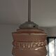 Vintage glass globe pendant lamp