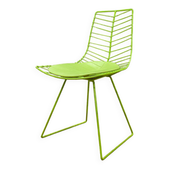 ARPER Leaf sled chair in green