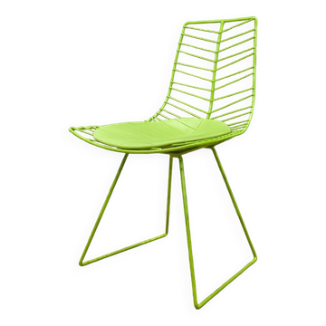 ARPER Leaf sled chair in green
