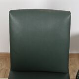 Set of 4 Moleskine chairs, 1950s.