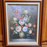 Framed and signed painting by Edmon Sanders