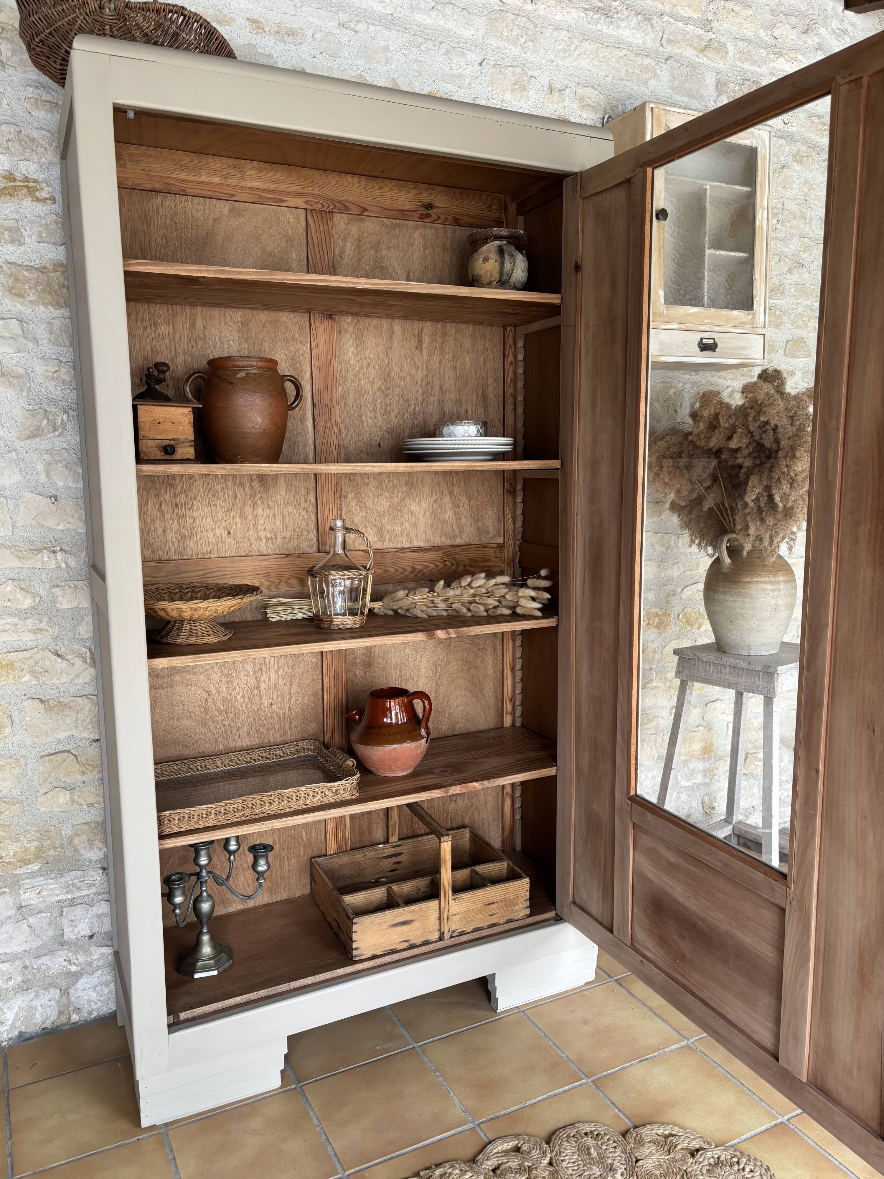 Art Deco glass cabinet