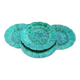 4 Sarreguemines slip plates, early 20th century