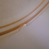 Suspension in brass and glass opaque granulated 1960s/1970s