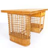 Rattan desk 1950