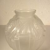 Pair of Art Deco glass vases