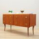Mahogany chest of drawers, Italian design, 1960s, production: Italy