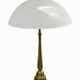 1940s Art Deco brass lamp | 2x E27 | Glass | Vintage