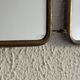 Vintage 1960 triptych mirror barber hairdresser Japonese style - 25 x 60 cm