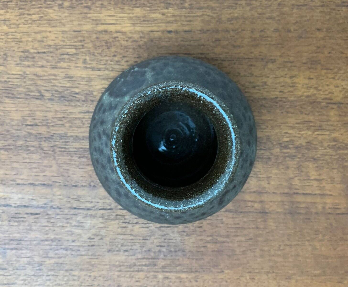 German studio pottery vase from the mid-20th century, 1960s.