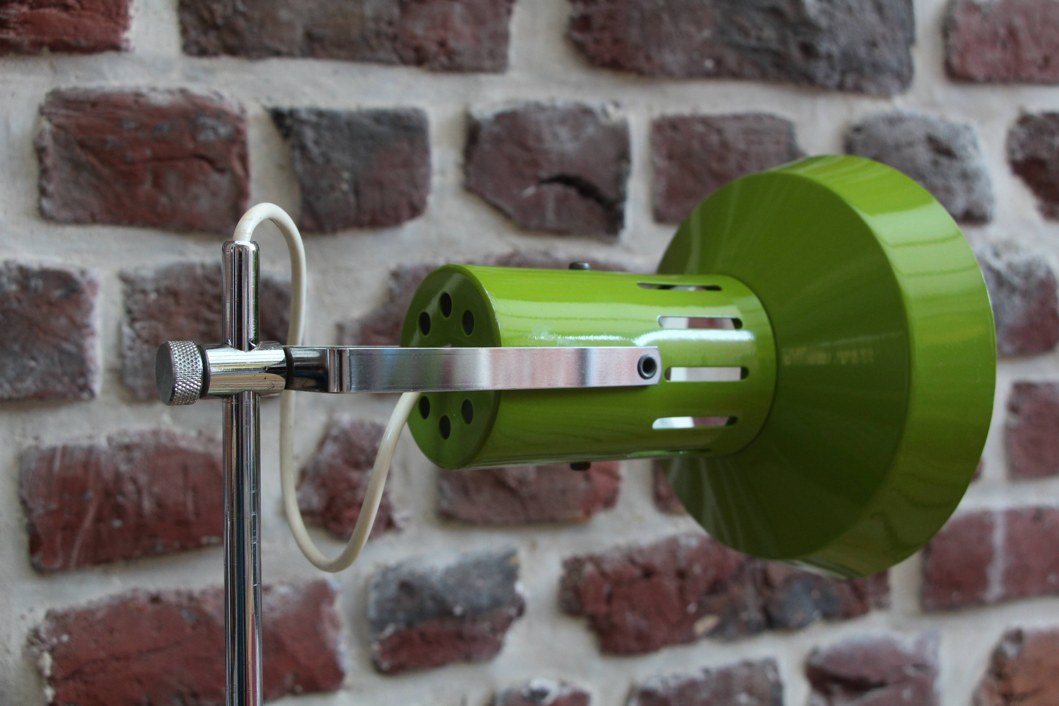 Vintage green desk lamp 70's