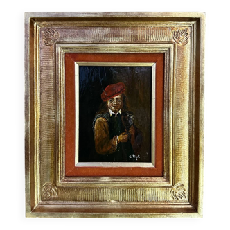 "Tronie" Portrait in a Beret - Dutch School of the 18th Century