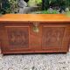 Portuguese chest in solid mahogany