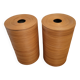 Natural rattan cylindrical laundry basket Habitat