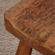 Tabouret tripode dans le goût des Ateliers de Marolles, 1960