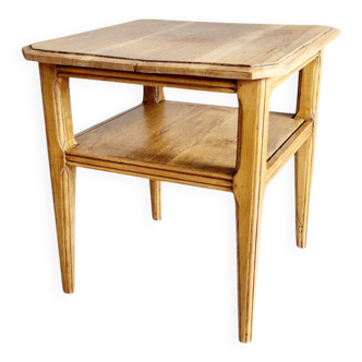 Side table or end table from the 1940s - Solid oak