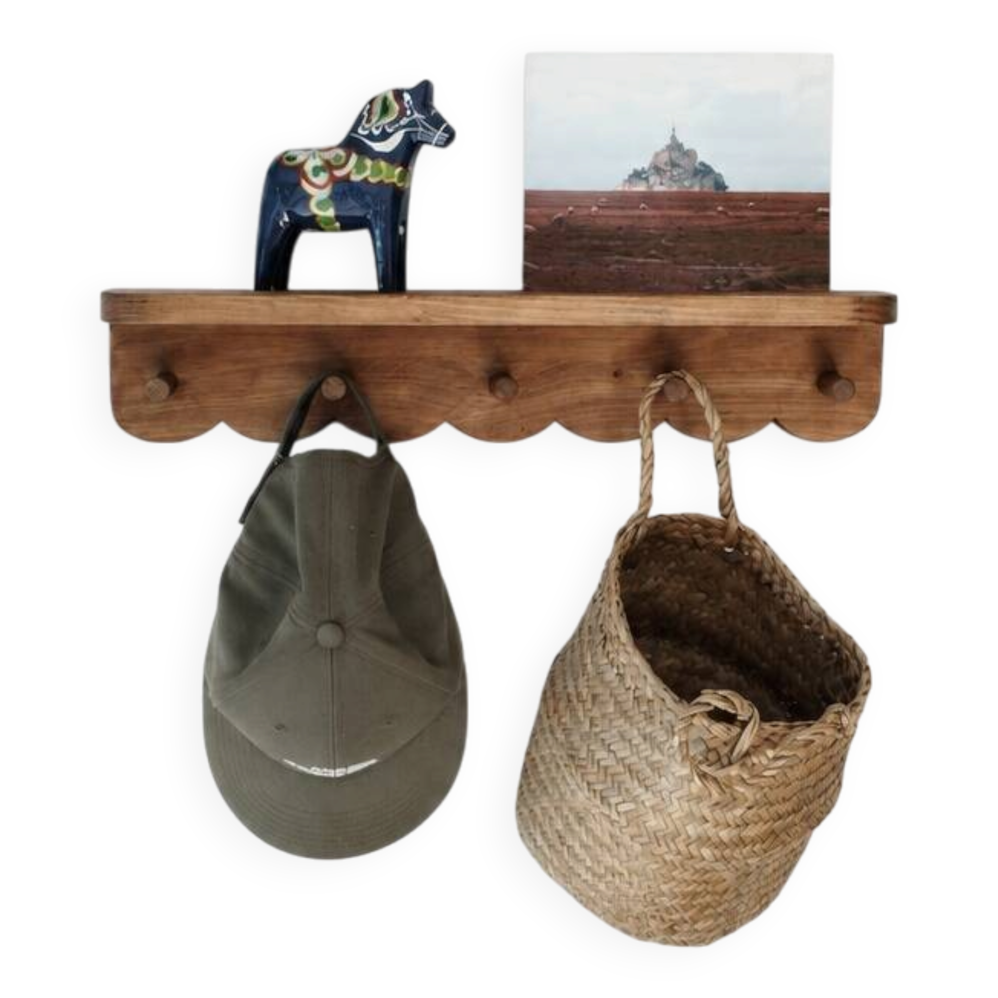 Decorative coat rack