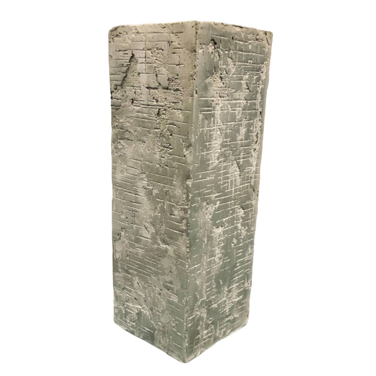 Pair Of Textured Aluminum Lamps