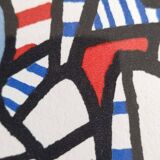 Silkscreen print after Jean Dubuffet, framed, 1970s, 23 x 31 cm