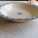 Hollow dish in earthenware iron earth