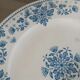 5 old flat plates in Sarreguemines ironstone