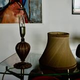 VINTAGE TABLE LAMP BY BAROVIER AND TOSO ITALY 1950