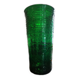 Vase vintage XXL en verre impression "Croco"