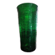 Vintage XXL glass vase with “Croc” print