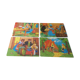 Box of 4 wooden puzzles boucle d'or
