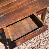 Old farm table with drawer 4 pers