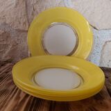 4 Duralex hollow plates