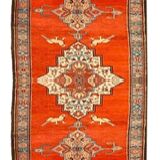 Tapis d'orient t Ancien Karabagh Armenie : 5.30 X 1.00 Mètres