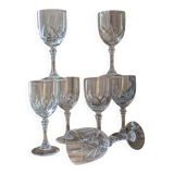 Crystal footed glasses