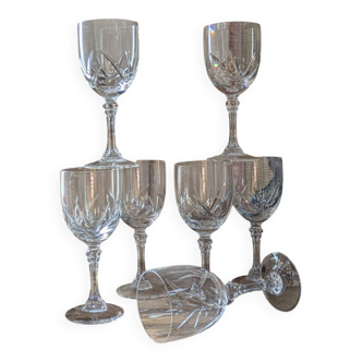 Crystal footed glasses