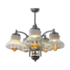 Original 1970's Vintage Mazzega Murano Chandelier
