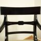 Armchair by G.T. Rackstraw, mahogany stained black, vintage from England