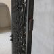 Double wrought iron door