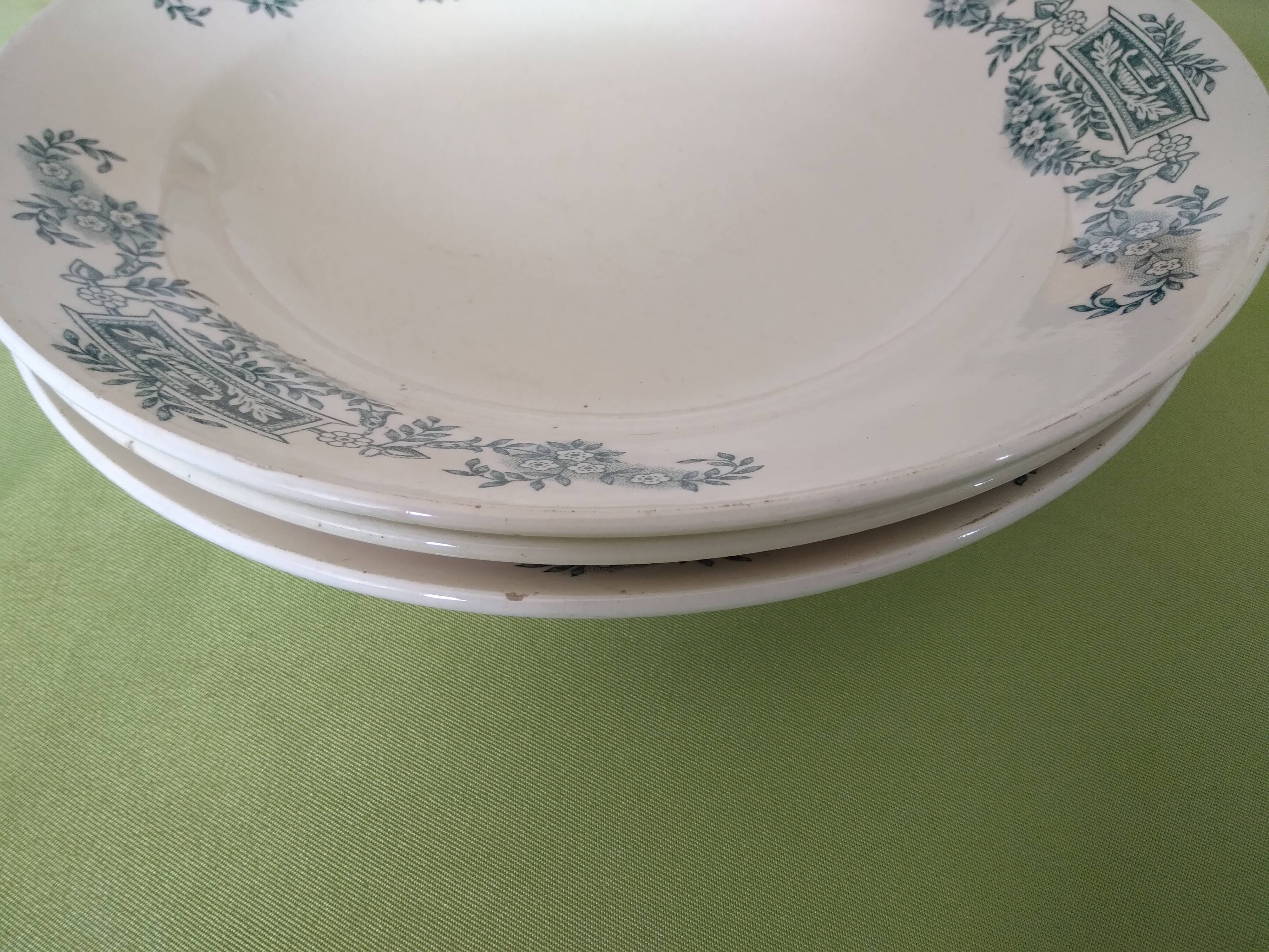 Hollow plates Lutece Longchamp