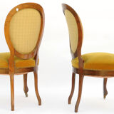 Pair of Louis Philippe style chairs